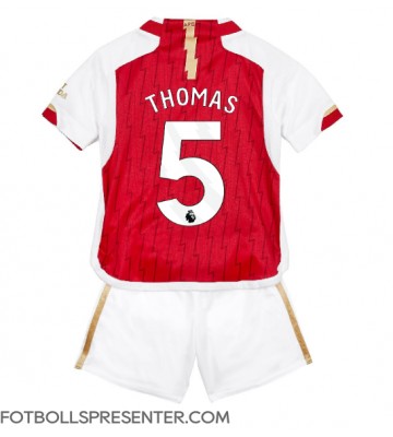 Arsenal Thomas Partey #5 Hemmatröja Barn 2023-24 Kortärmad (+ korta byxor)